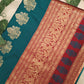 ABHA - BOMKAI SILK (BRICK RED & RAMA GREEN)