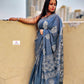 MIST - HANDBLOCK PRINT - MULCOTTON SAREE