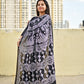 UTTARA - KUTCH HAND EMBROIDERED - BLENDED BANGALORE SILK (BLACK)