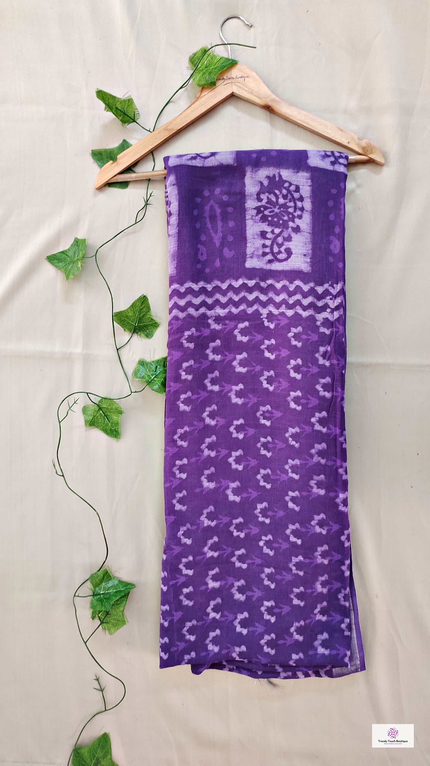  best summer handwoven handloom fabric handblock print organic slub linen saree violet lavender mauve purple color at best price online with blouse piece for office wear or everyday styling!