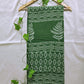 handblockprint green mulcotton saree best summer fabric office and casual saree styling best price with blouse piece