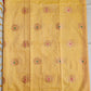 Muga cotton banarasi soft and lightweight puja and special ocassion casual wear saree yellow and pink with blouse piece best price