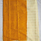 TURMERIC - MADURAI SUNGUDI COTTON SAREE (YELLOW & CREAM)