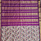 kalyani cotton gadwal kalamkari print grey magenta saree lightweight for office and special function with blouse piece best price