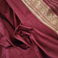 wine magenta golden silver zari work banarasi silk saree best price with blouse piece festive wear wedding wear party wear marriage function traditional silk