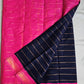 DARIYA - MADURAI SUNGUDI COTTON SAREE (MIDNIGHT BLUE & PINK)