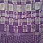  best summer handwoven handloom fabric handblock print organic slub linen saree violet lavender mauve purple color at best price online with blouse piece for office wear or everyday styling!