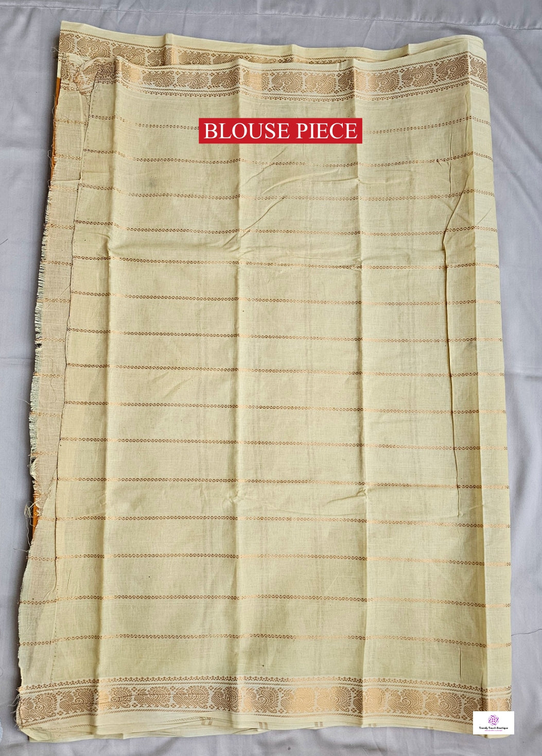 TURMERIC - MADURAI SUNGUDI COTTON SAREE (YELLOW & CREAM)