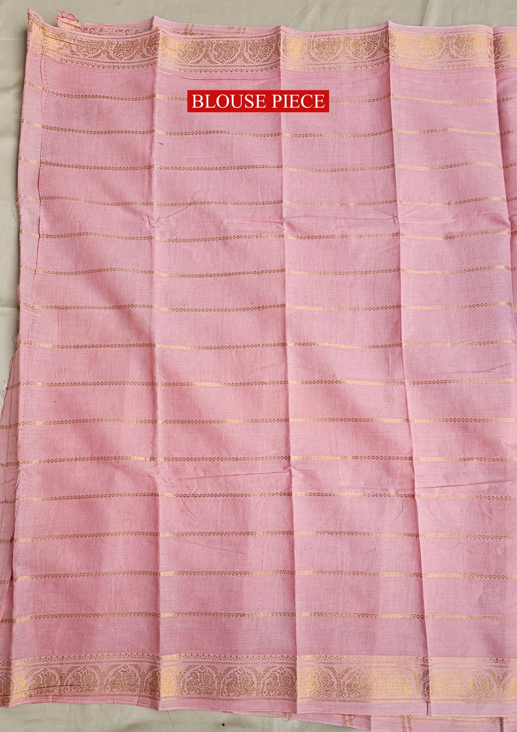 MARINE - MADURAI SUNGUDI COTTON SAREE (TEAL GREEN & BABY PINK)