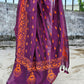 kantha handembroidered designer mulcotton sareeMmagenta purple orange office corporate events and family functions and ceremonies best summer fabric best price marriage wedding ceremonies functions saree