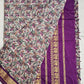 kalyani cotton gadwal kalamkari print grey magenta saree lightweight for office and special function with blouse piece best price