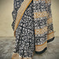 EARTHY BLOOM - HANDBLOCK PRINT - MULCOTTON SAREE