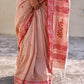 phulia pure Bengal cotton handloom saree  lightweight regular wear, office wear, puja and temple visits, casual ocassions, with blouse piece best price brown red and yellow