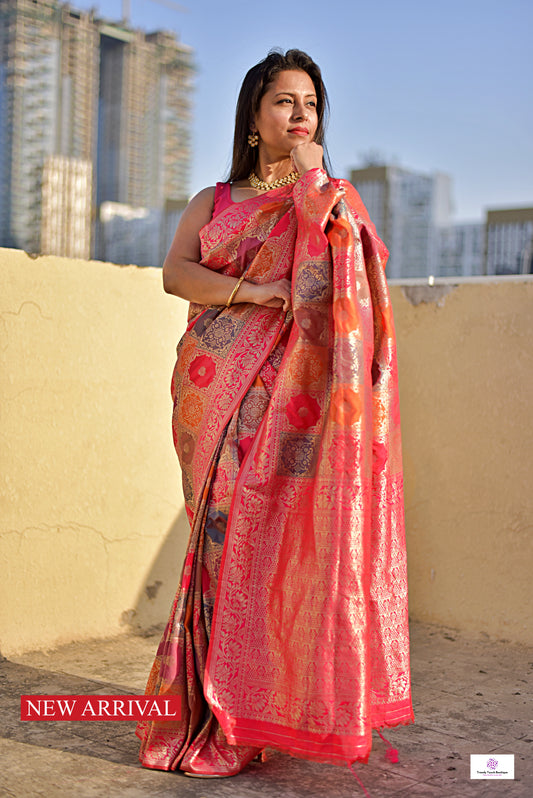 NAURANGA - RANGKAT BANARASI SILK SAREE