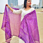 PRINCESS - HANDBLOCKPRINT - CHANDERI SILK DUPATTA