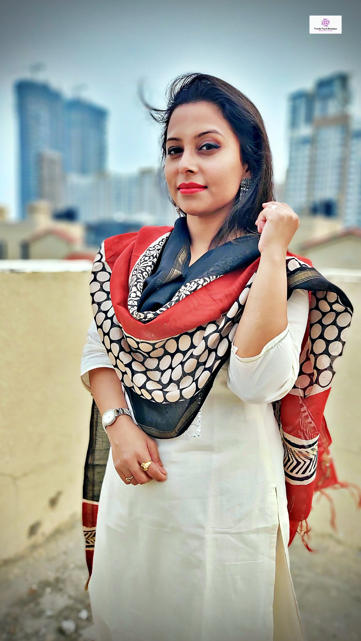 classy designer dupatta for special gifting in RAKHI