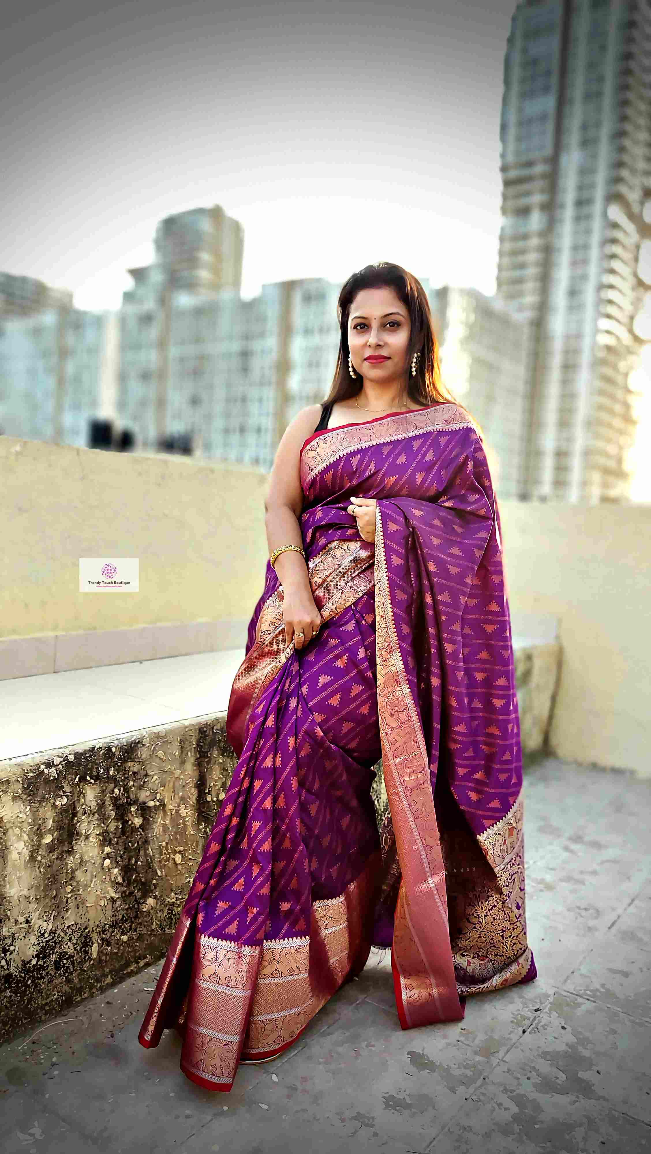 Voilet Purple Color Silver Zari - Fancy Wedding Silk Saree | Rainbow Silks  Sarees