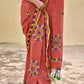 kantha handembroidered mulcotton designer saree best price for casual and wedding functions