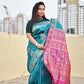 green pink soft baluchari silk saree for wedding and special ocassion lightweight with blouse piece best price