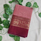 BLUSH - CHETTINAD COTTON SAREE (BLUSH MAROON & DARK MAROON)