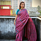 Kutch work hand embroidered designer mulcotton saree summer best fabric special celebration wear women ethnic wear