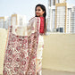 Kantha Phulkari handembroidery work Designer Khadi Tussar saree ivory color with maroon thread best price with blouse piece wedding function and casual celebrations and events