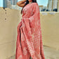 CINNAMON - HANDBLOCK PRINT - MULCOTTON SAREE