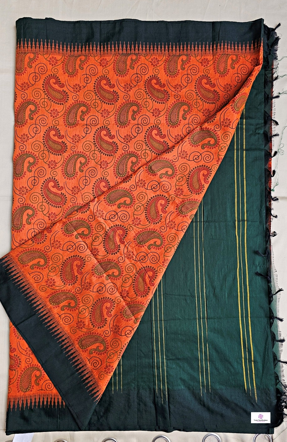 UDITA - KALAMKARI PRINT - KALYANI COTTON GADWAL SAREE