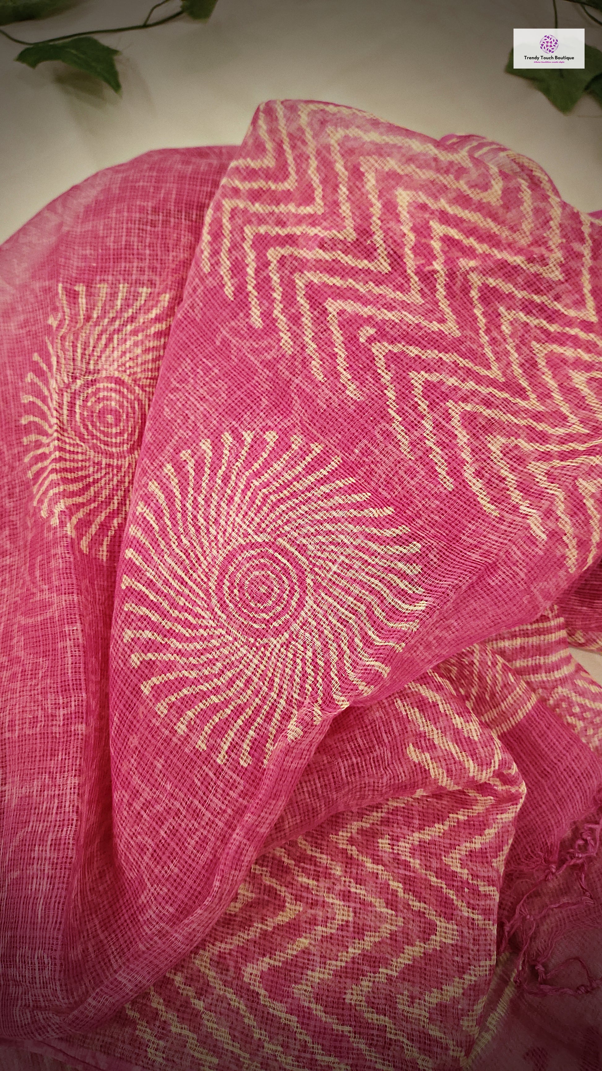 KOTA DORIA HANDBLOCK PRINTED DUPATTA BEST RAKHI GIFT FOR SISTER