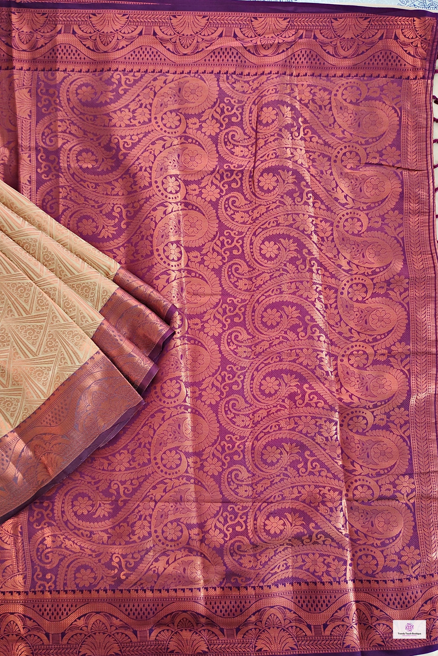 ANJALI - KUBERA PATTU SILK SAREE - IVORY