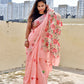 PALOMA - KANTHA HAND EMBROIDERED - DESIGNER COTTON SILK SAREE