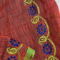 kantha handembroidered mulcotton designer saree best price for casual and wedding functions