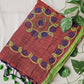 kantha handembroidered mulcotton designer saree best price for casual and wedding functions