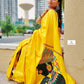 ARAB BEDOUIN - TRIBAL ART INSPIRED DESIGNER SILK SAREE - MADE TO ORDER