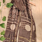 ASHLEY - HANDBLOCK PRINT- CHANDERI SILK DUPATTA