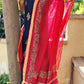 I LOVE PINK - HAND-PAINTED - CHANDERI SILK COTTON - MADE TO ORDER