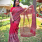 SMILE - HANDBLOCK PRINT - KOTA DORIA SAREE