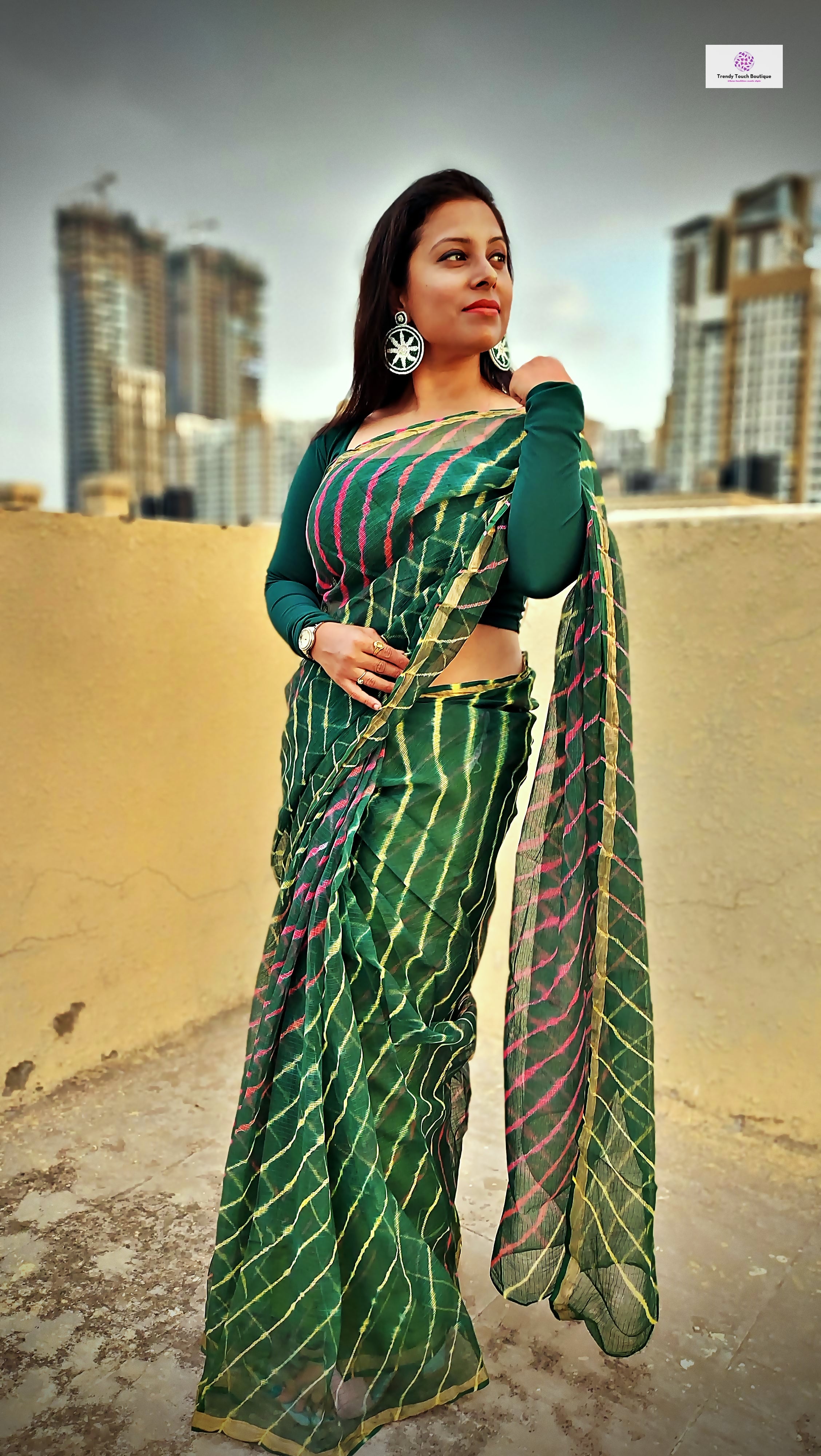 Nirvi Lehariya Saree – YUVTI by Bhupendra Singh