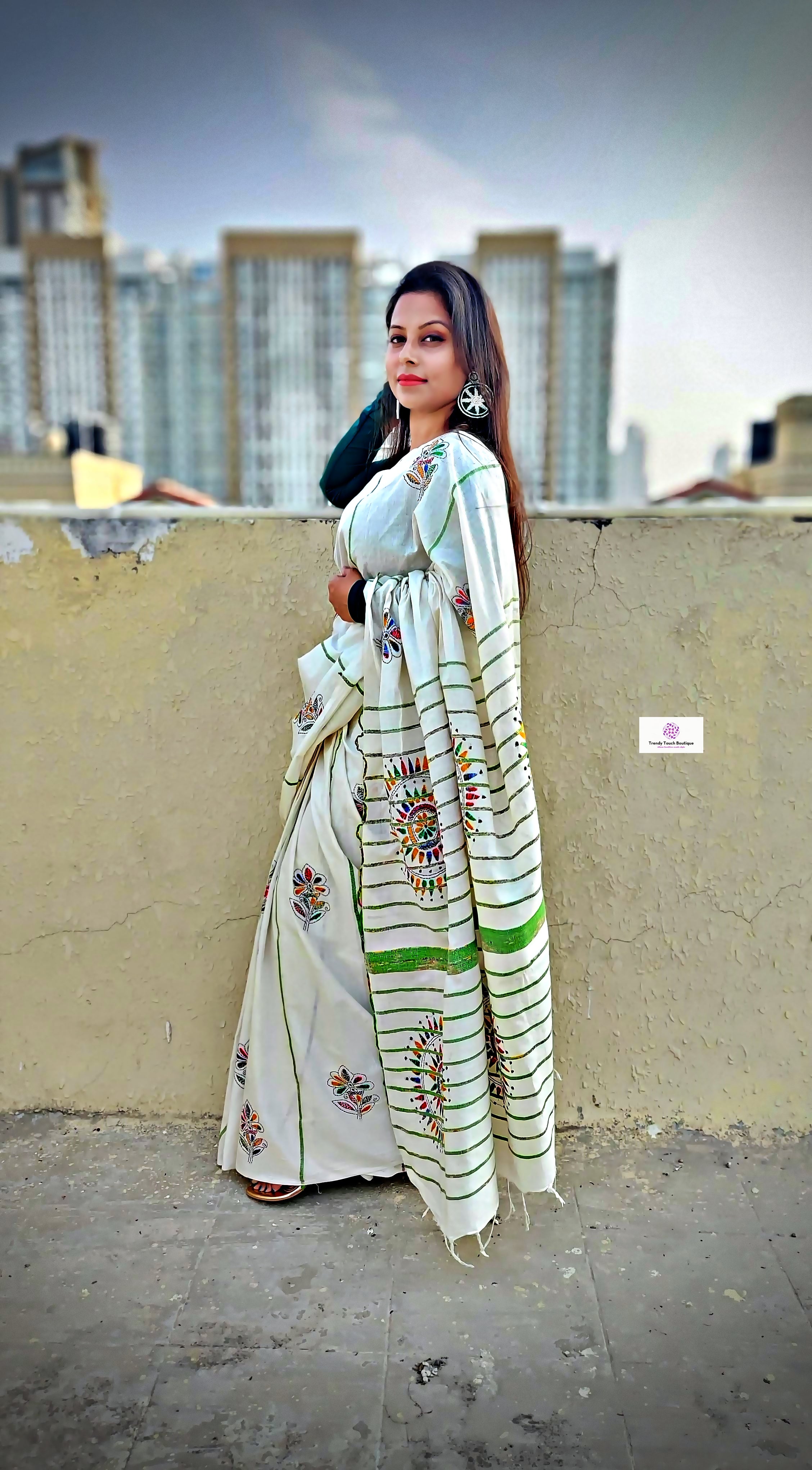 Trendy Plain Khadi Cotton saree at Rs.0/Piece in hyderabad offer by  Vigneswara Silks