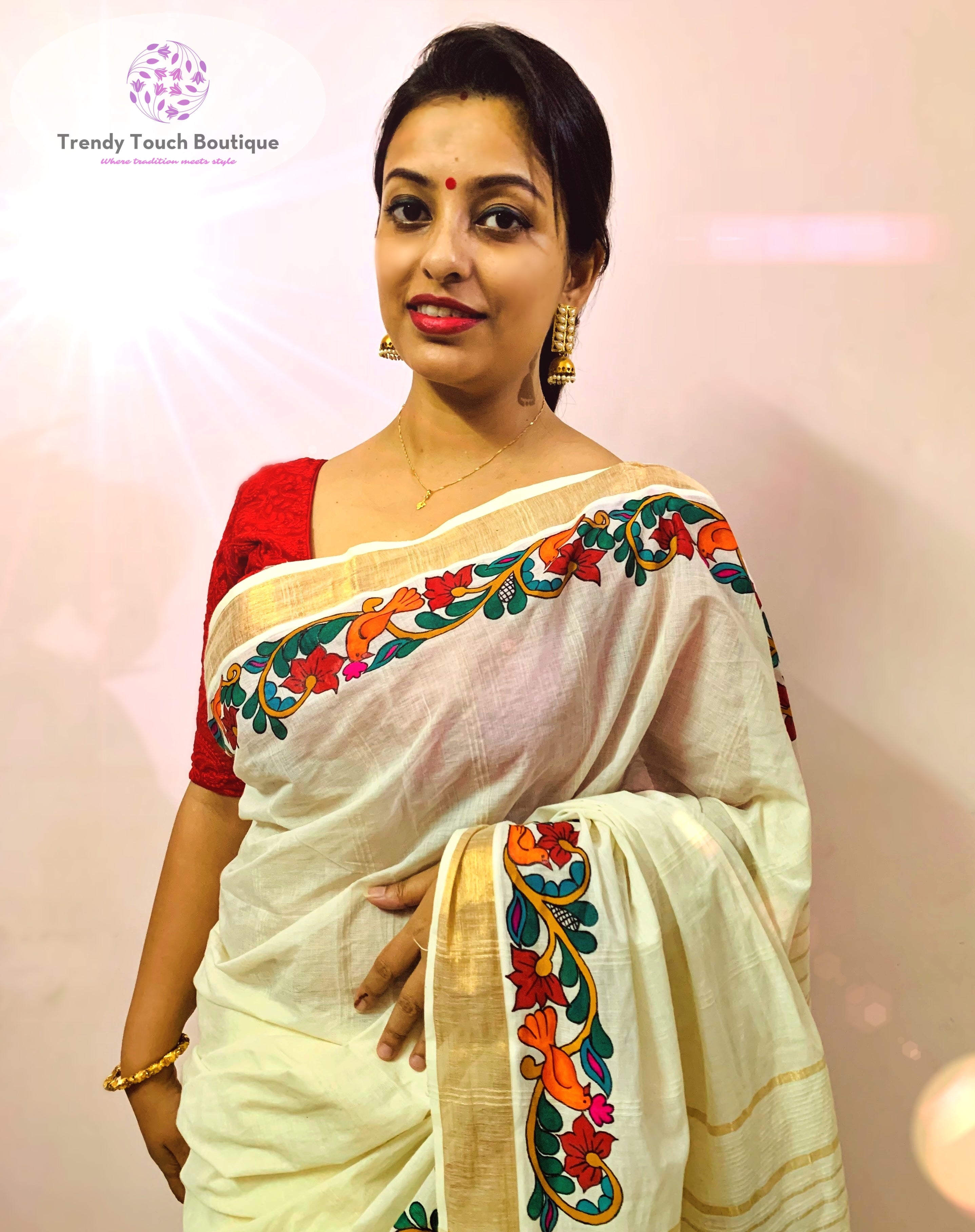 Kerala Saree Karuppu Mundu Saree – The Kaithari Project